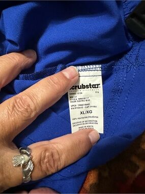 Scrubstar Electric Blue Men’s Pants- XL and 3XL top